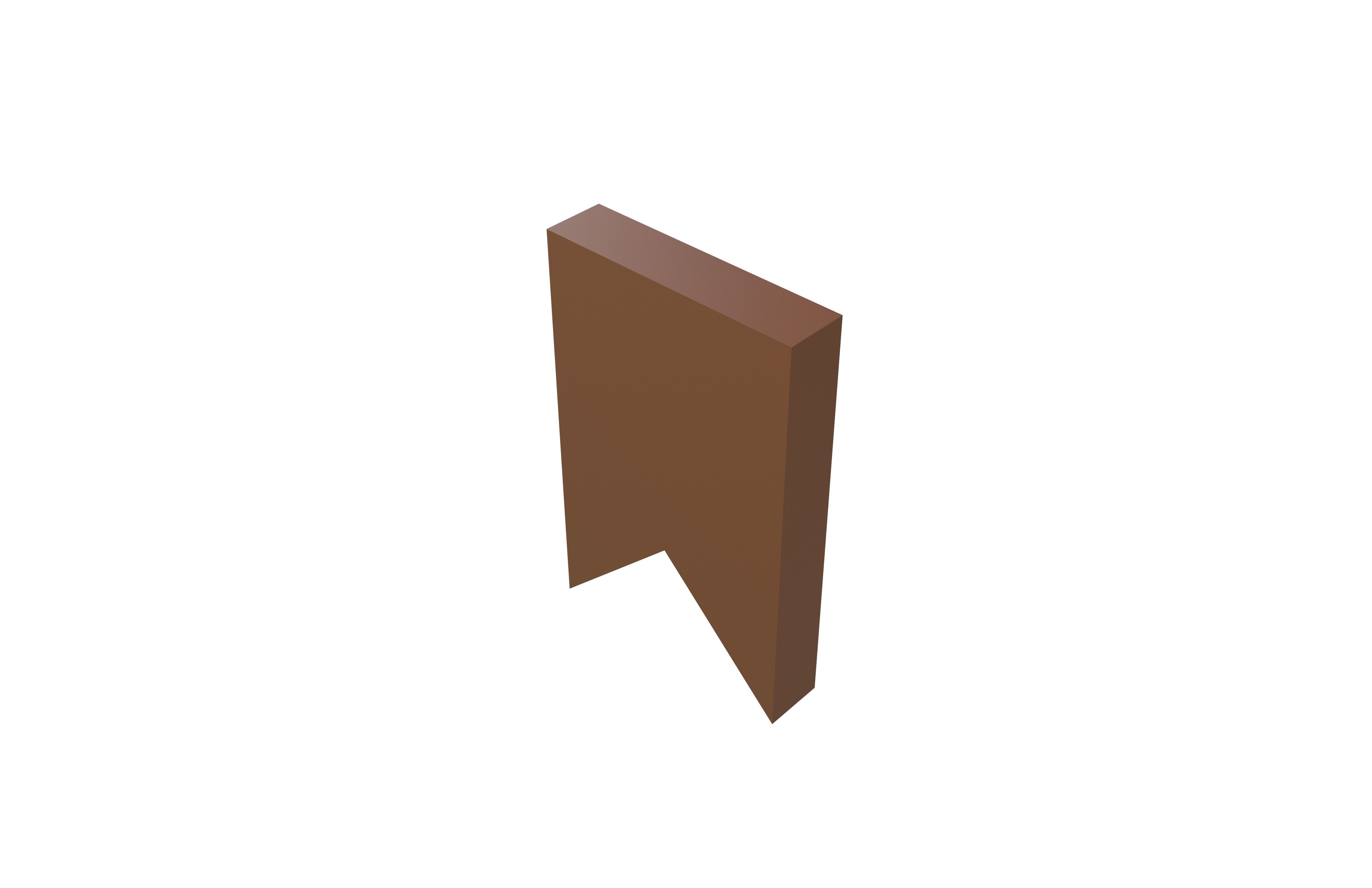 Bookmark Symbol v1 005 Low-poly 3D model_3