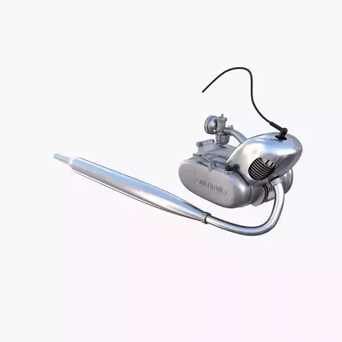 Moped engine 3D model