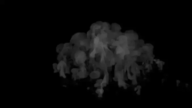 Rising Wispy Smoke VDB 3D model