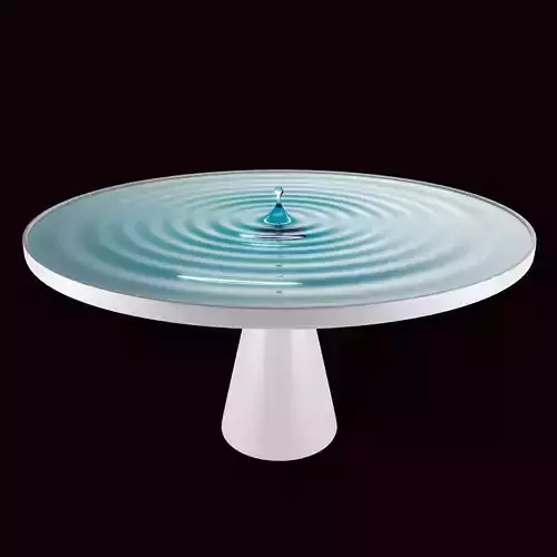 Wavy Table 3D model