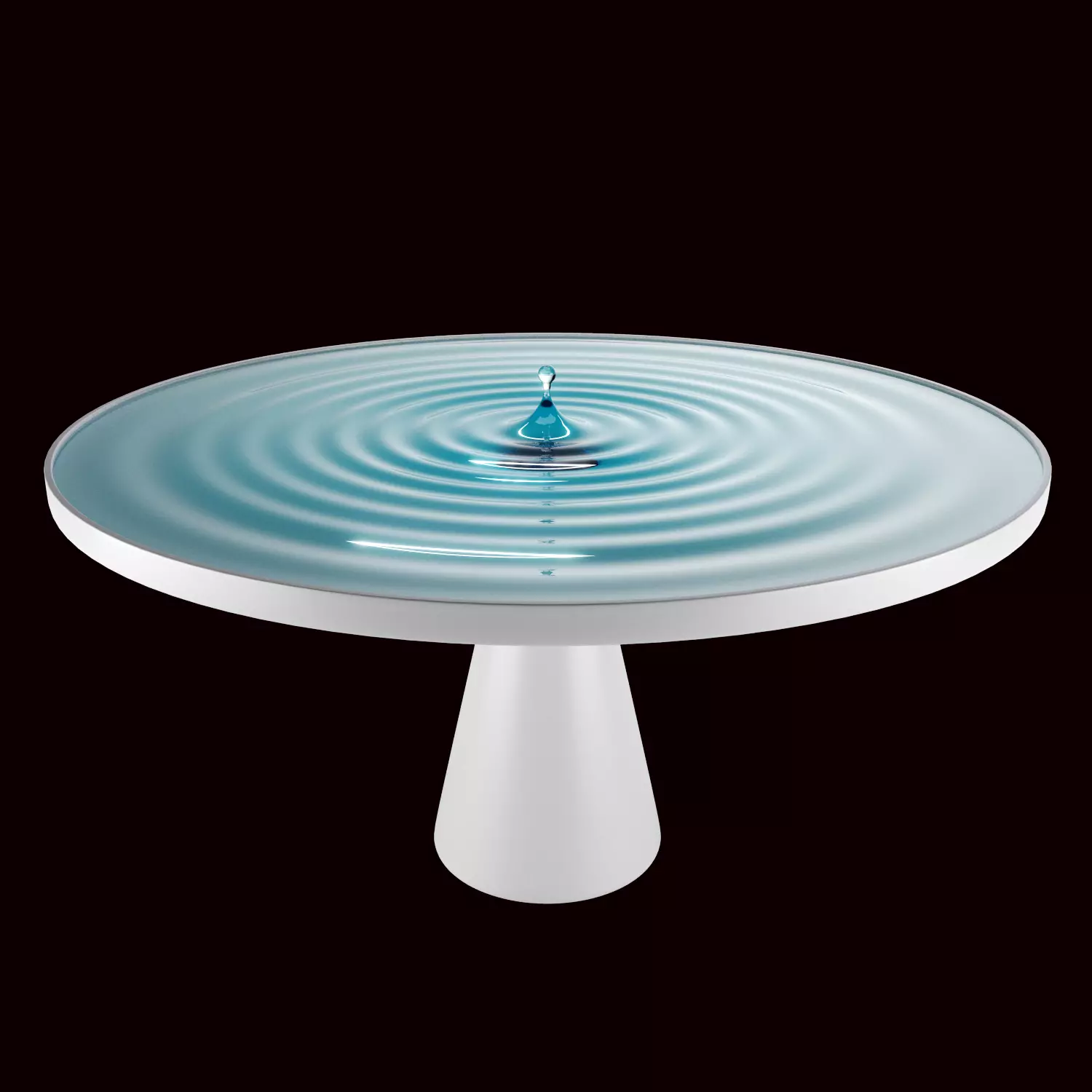 Wavy Table 3D model_0