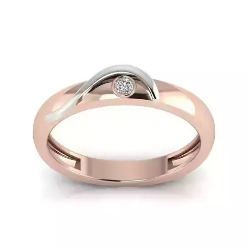 Diamond solitaire wedding engagement ring 