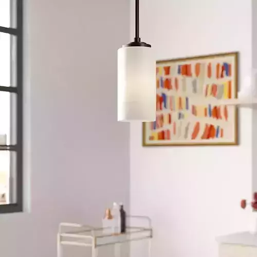 Breithaup 1 - Light Single Cylinder Pendant Free 3D model