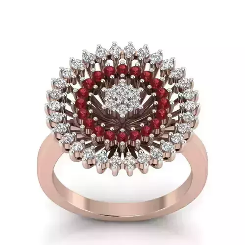 Wedding Engagement ring  design 3d