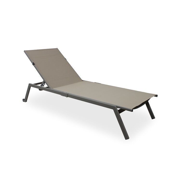 Kresge Long Reclining Chaise Lounge Set  3D model_1