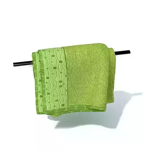 Green Bath Towel