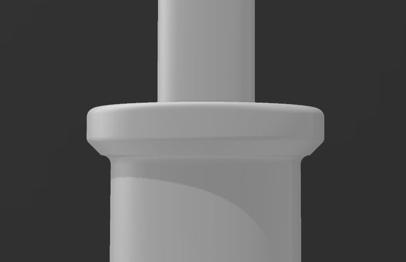 Santos 28 juicer replacement pusher plunger  3D print model_3