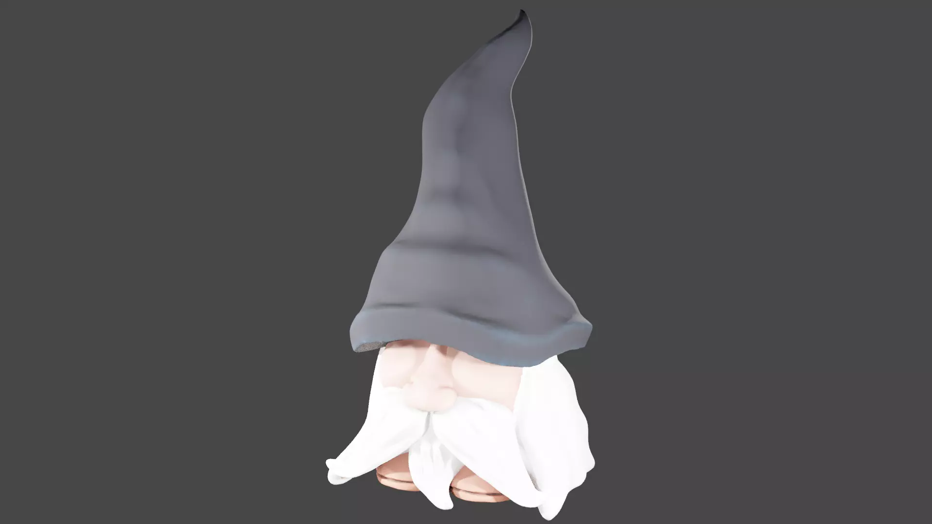 wizard gnome 3D model_0
