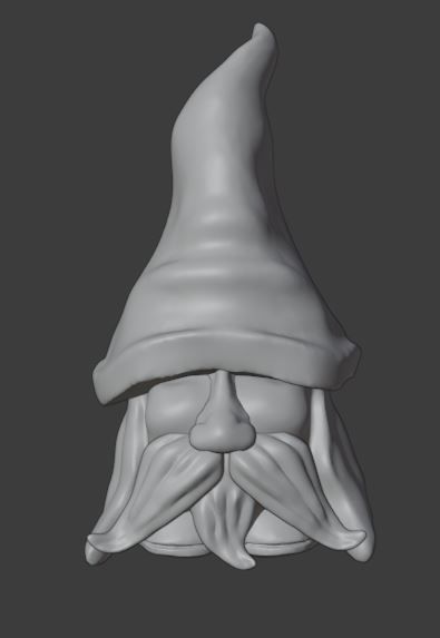 wizard gnome 3D model_2
