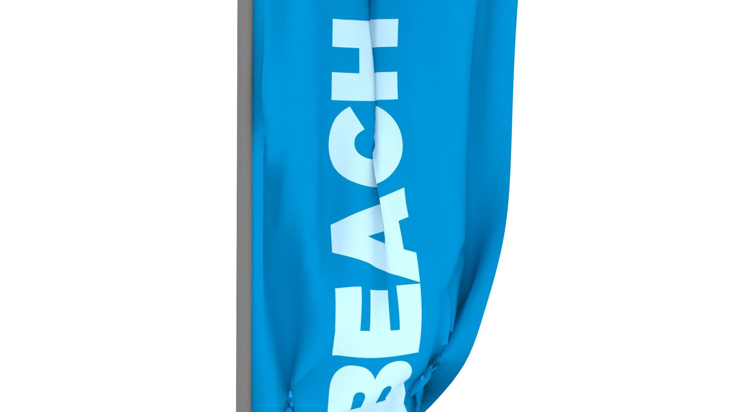 beach flags flags stand outdoor garden golf forest summer 3D model_2