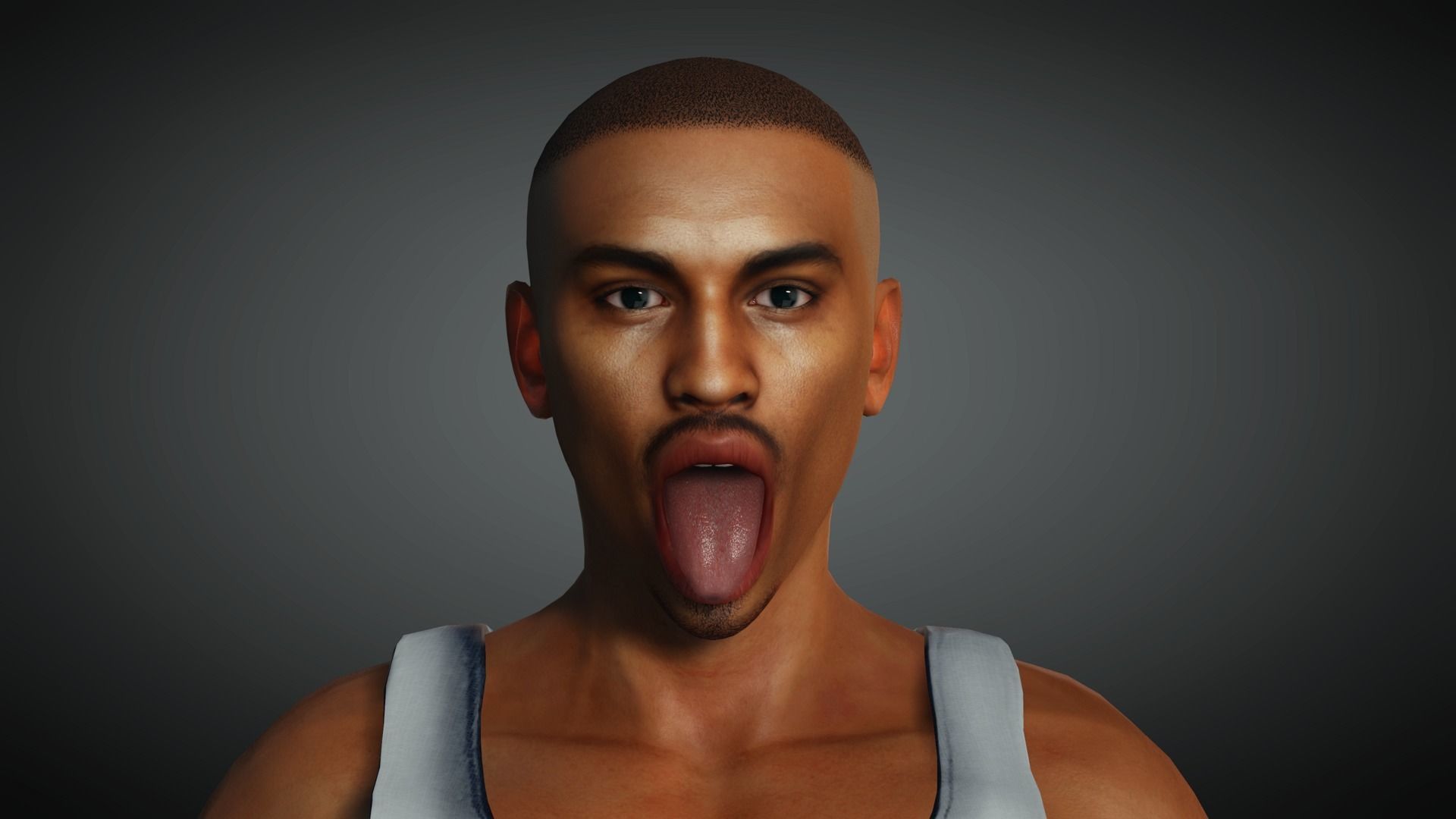 AAA Realistic Male Character 21 Low-poly 3D model_14