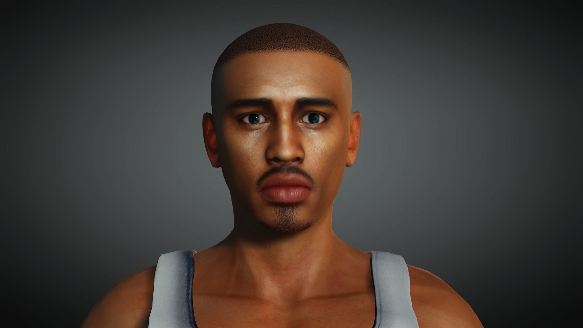 AAA Realistic Male Character 21 Low-poly 3D model_11