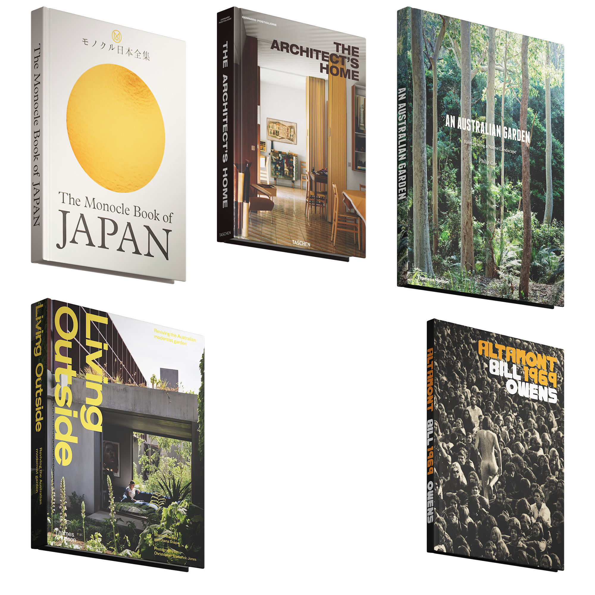 093 Decorative books set 15 Arch and Nature 01 3D model_2