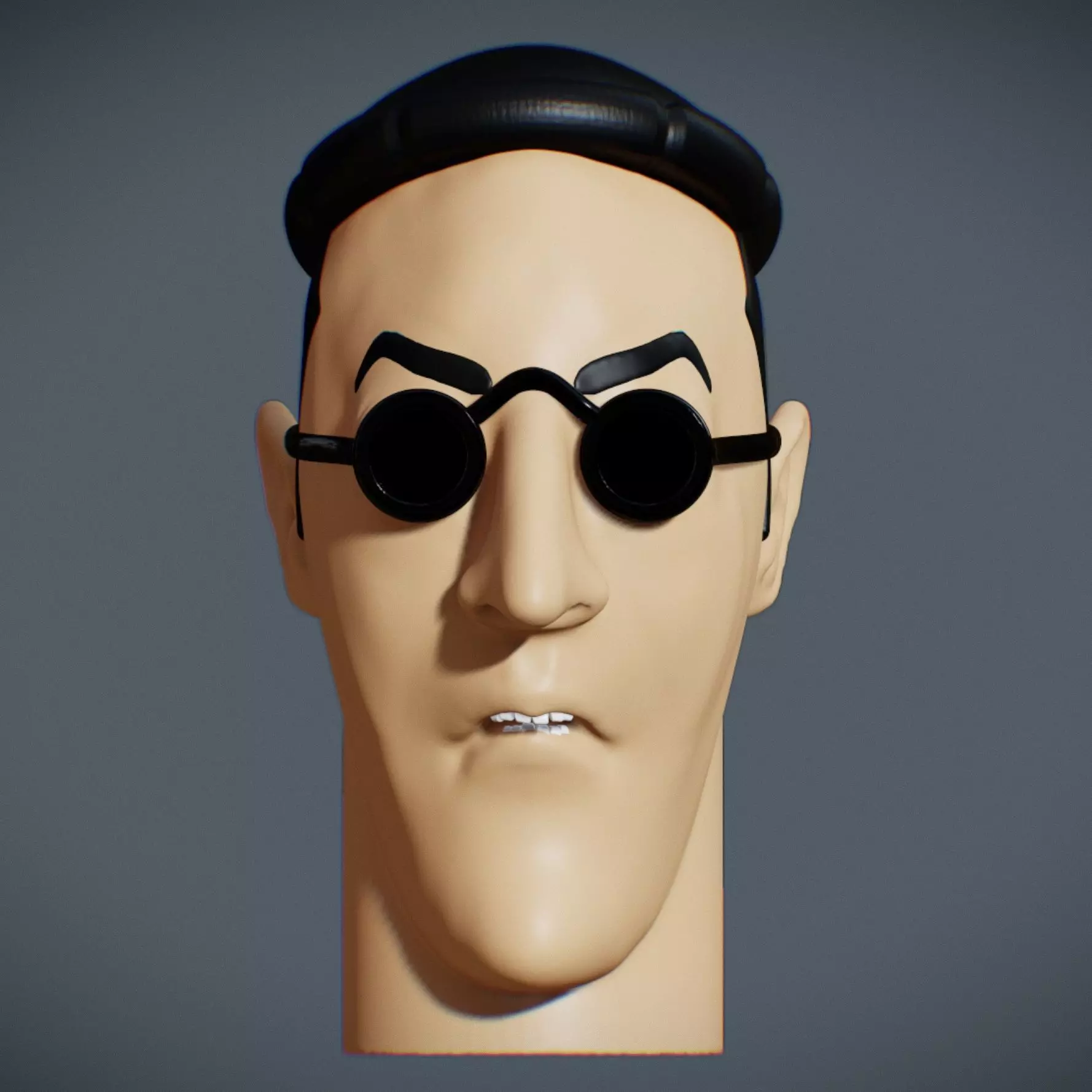 Jean Reno alias Leon The Professional Free 3D print model