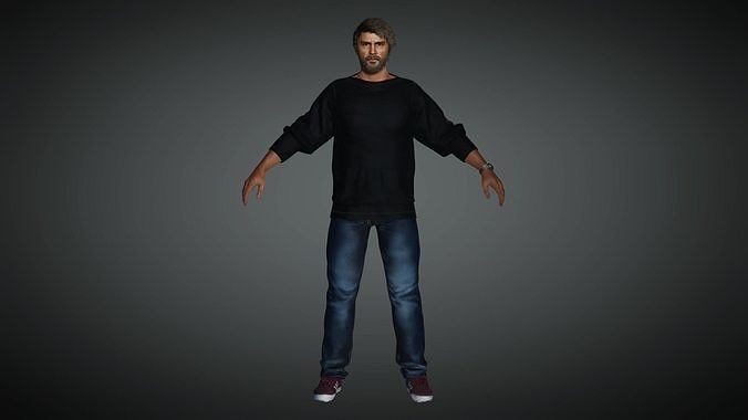 AAA Realistic Male Character 22 Low-poly 3D model