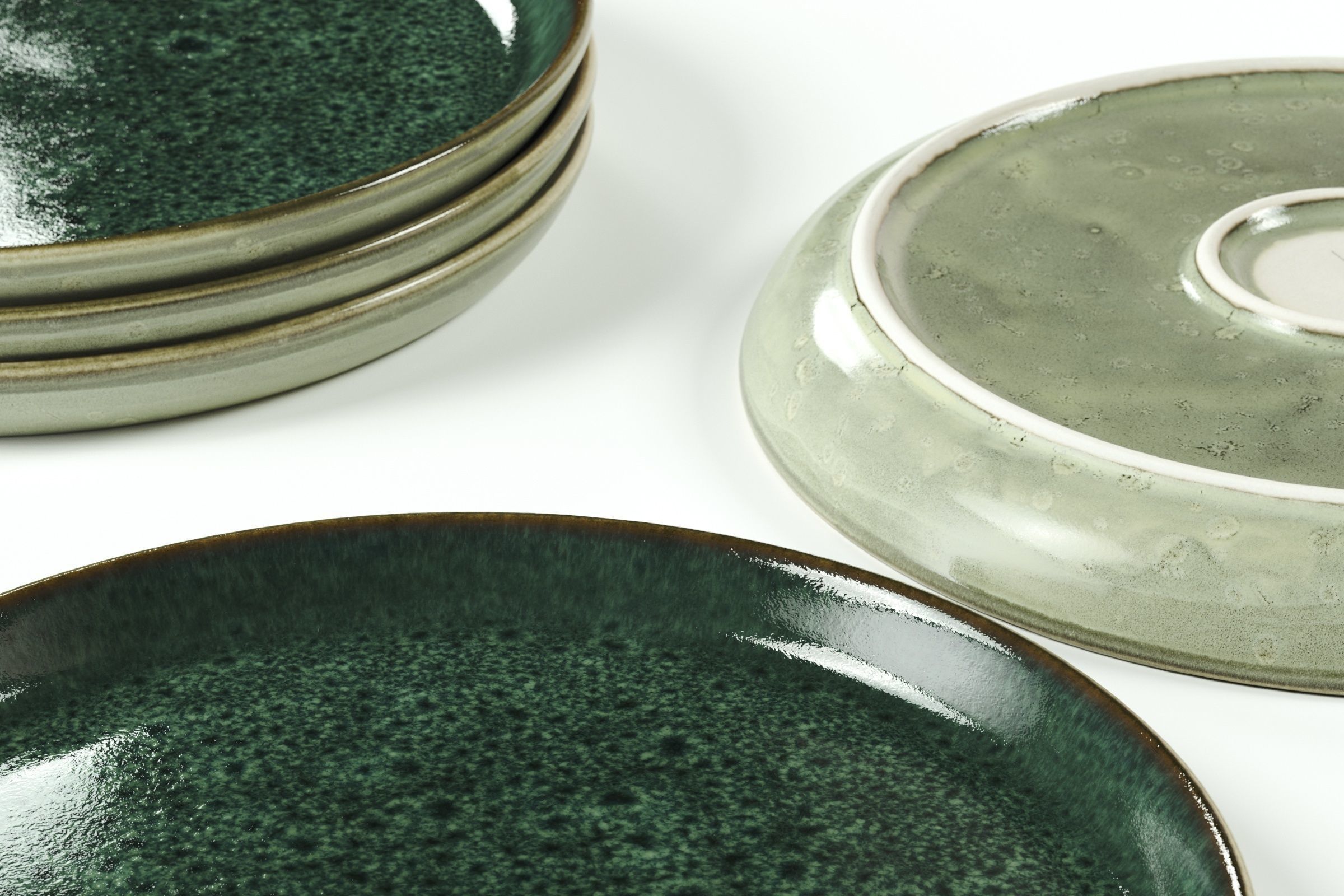 Bitz - Gastro plate 21 cm green 3D model_2