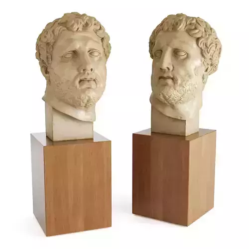 Greek head sculpture