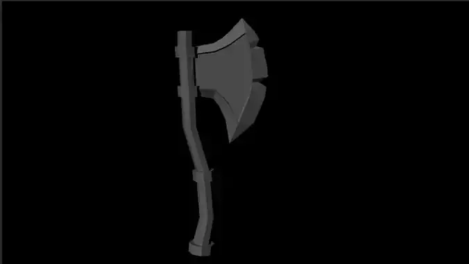 Low poly Axe