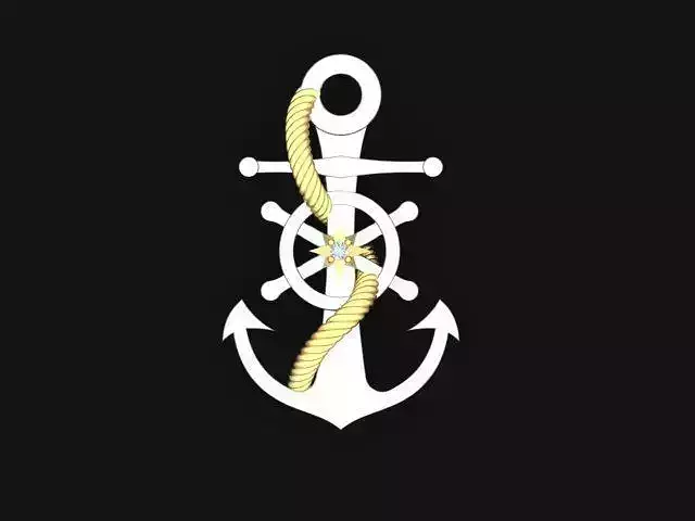 Anchor design Men Pendant