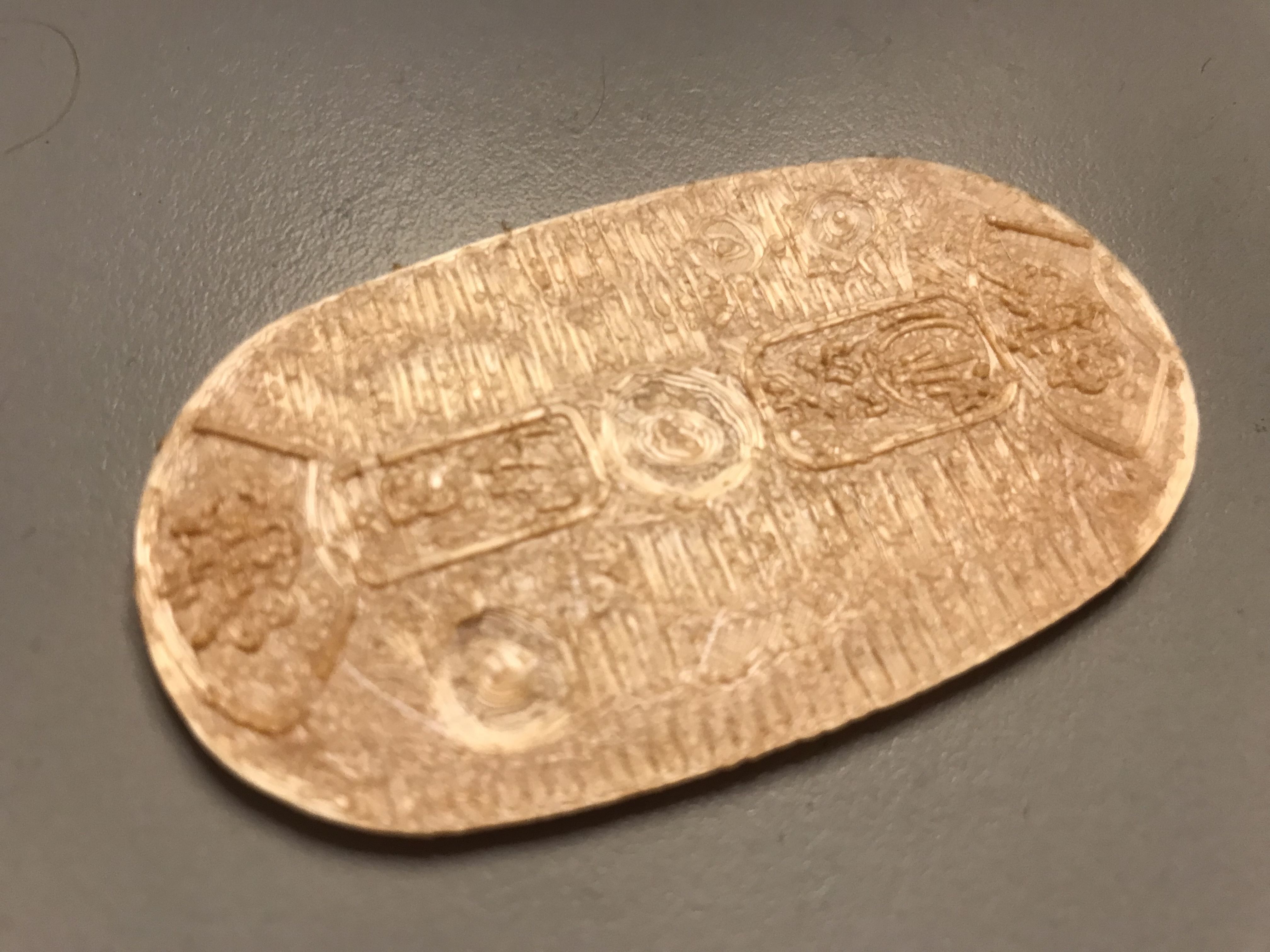 Gold Coin Koban 3D print model_15