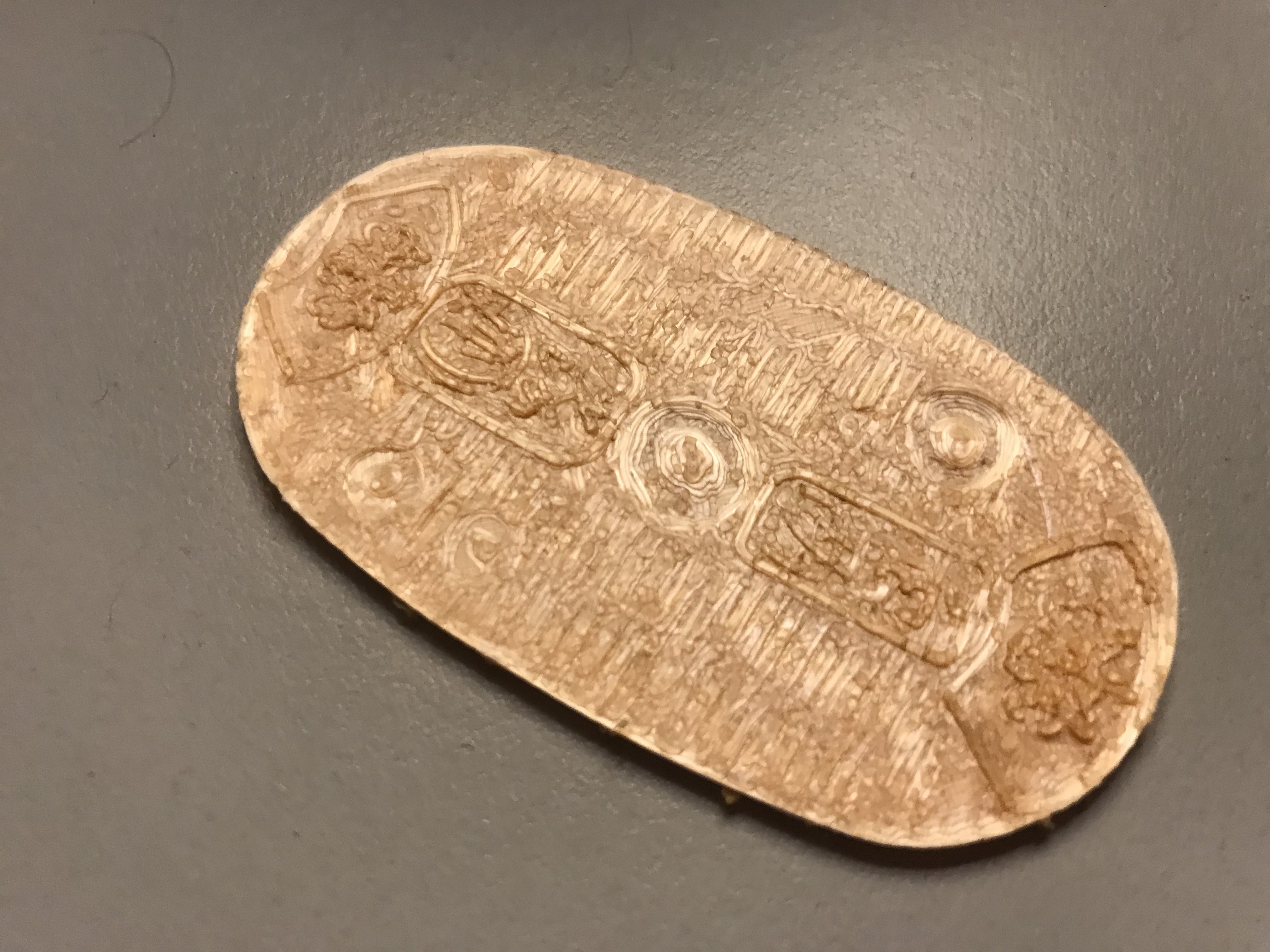 Gold Coin Koban 3D print model_13