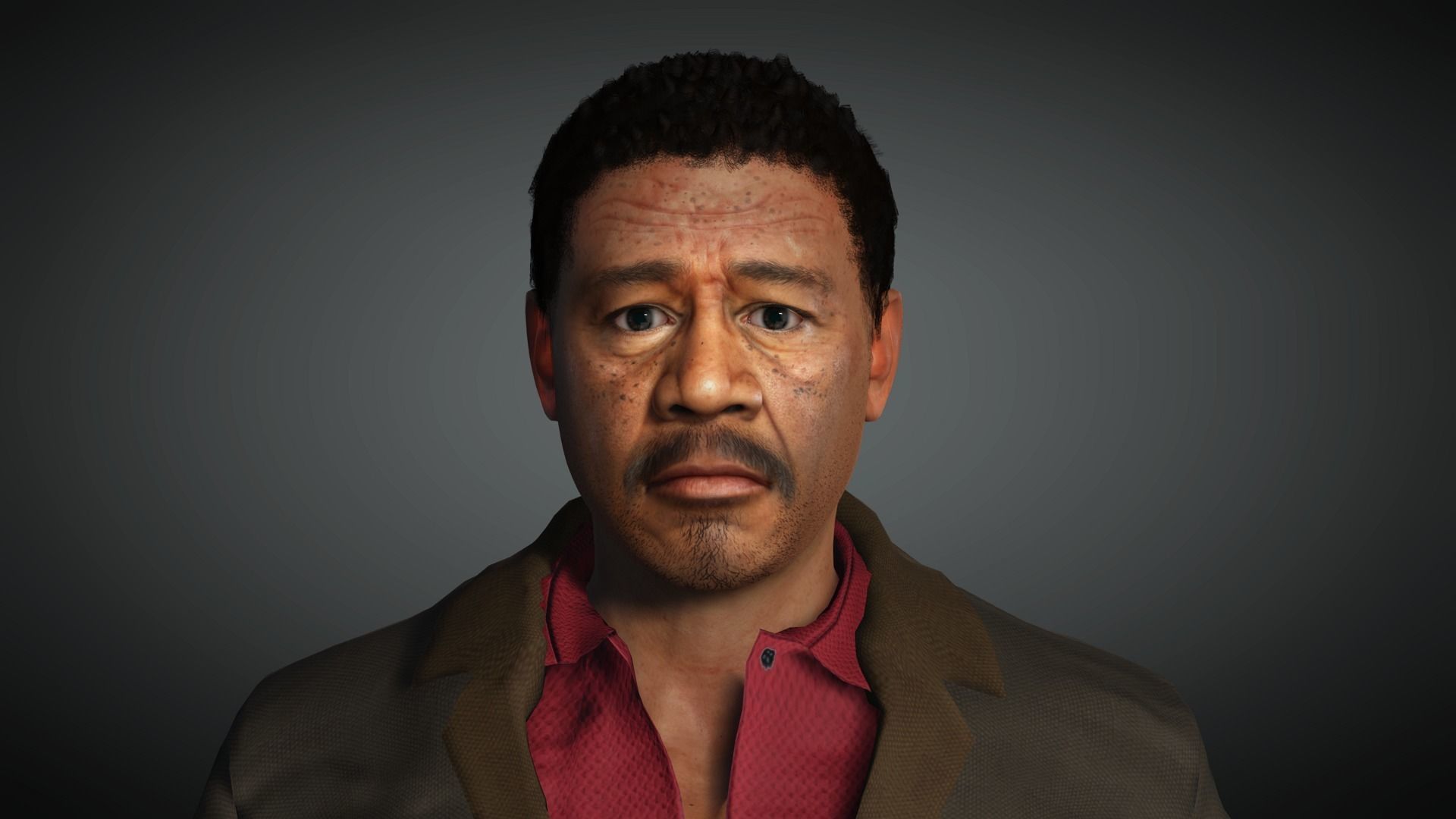 AAA Realistic Male Character 23 Low-poly 3D model_12