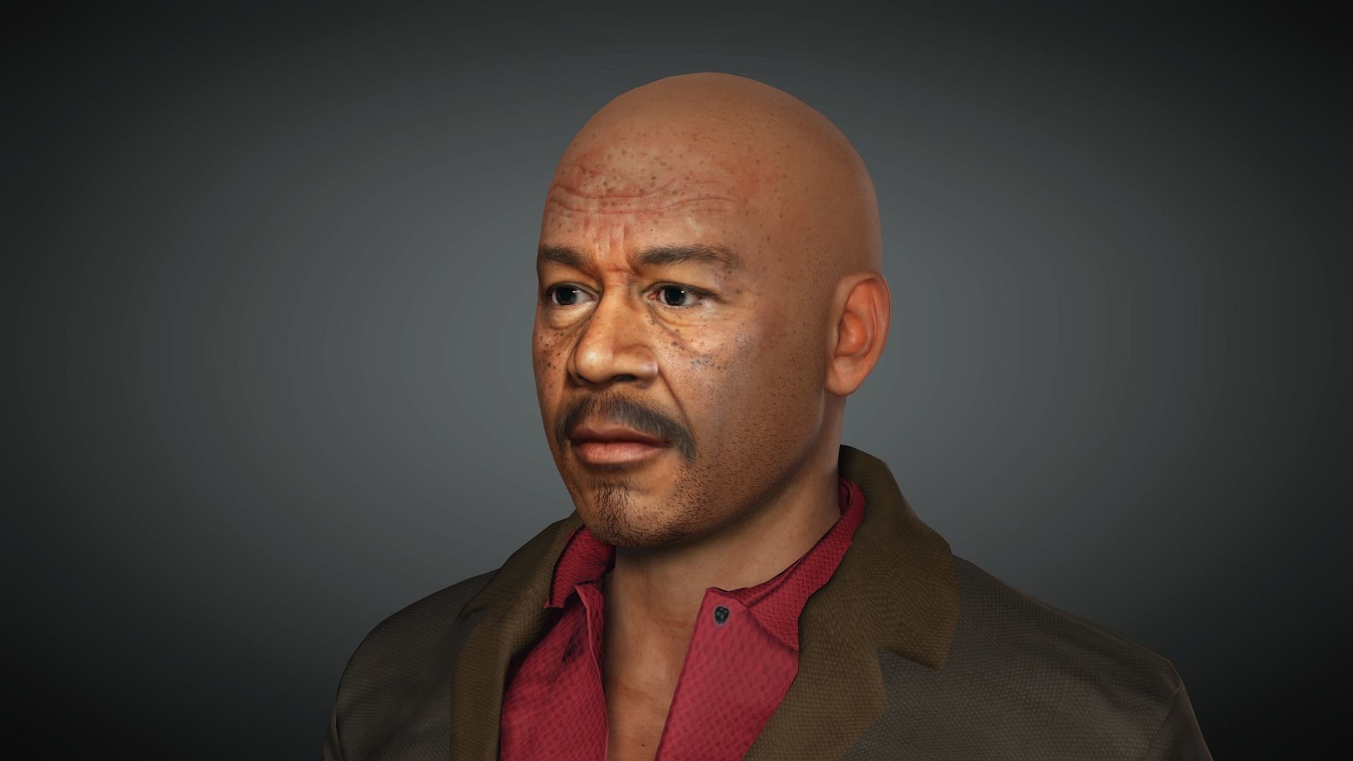 AAA Realistic Male Character 23 Low-poly 3D model_17