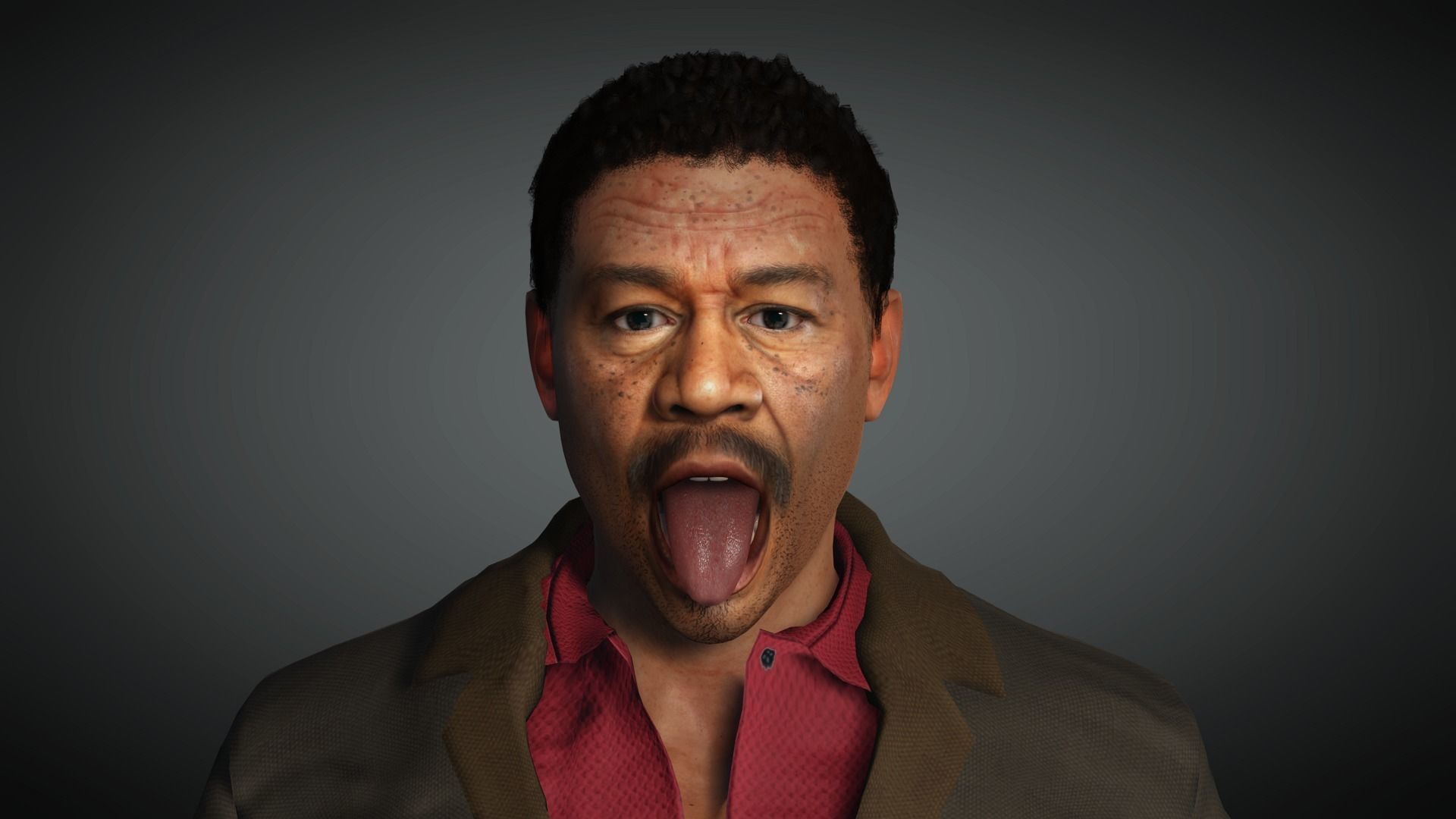 AAA Realistic Male Character 23 Low-poly 3D model_15