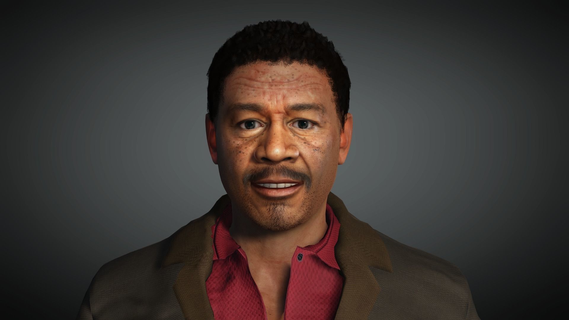 AAA Realistic Male Character 23 Low-poly 3D model_11