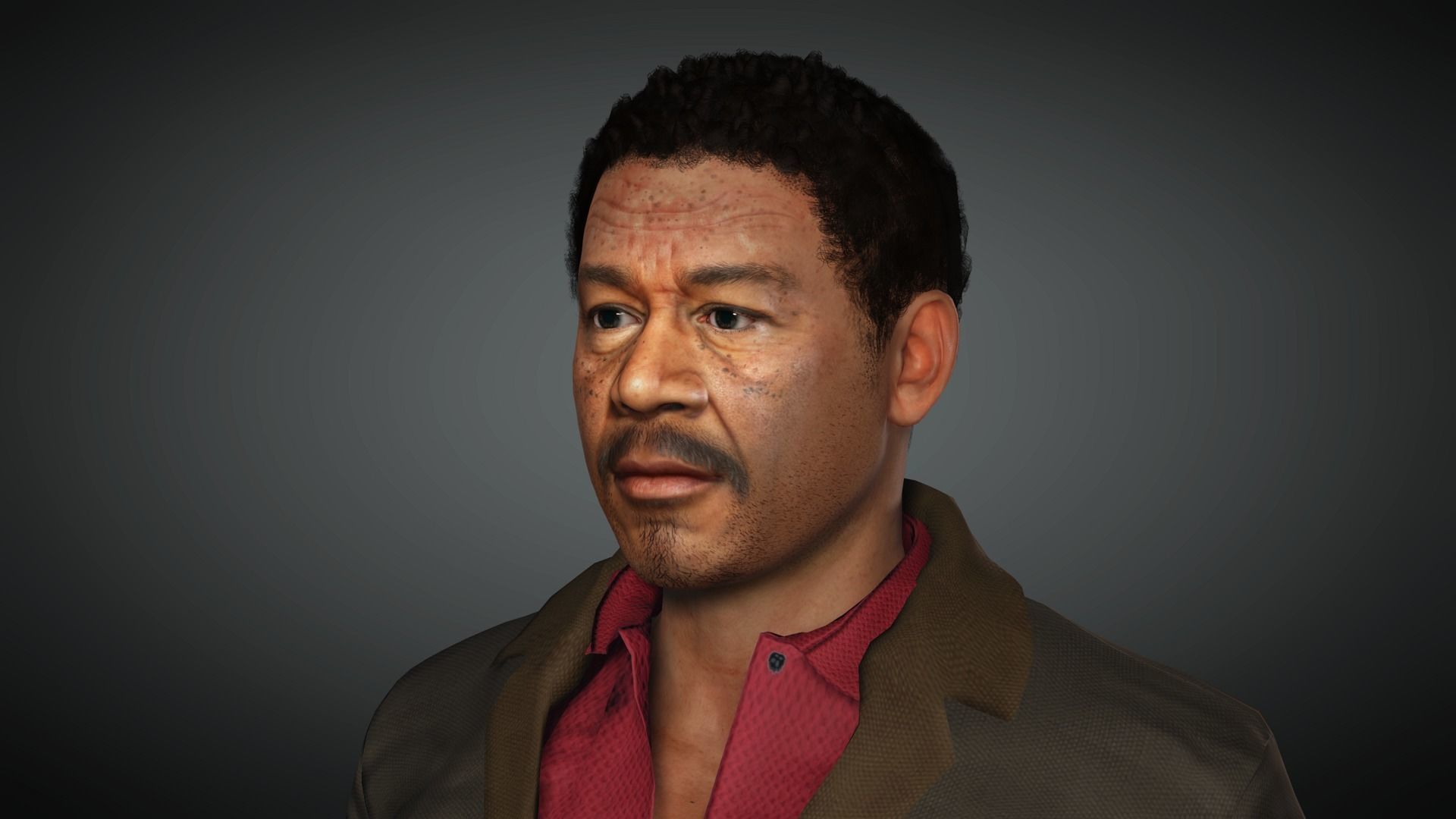 AAA Realistic Male Character 23 Low-poly 3D model_16