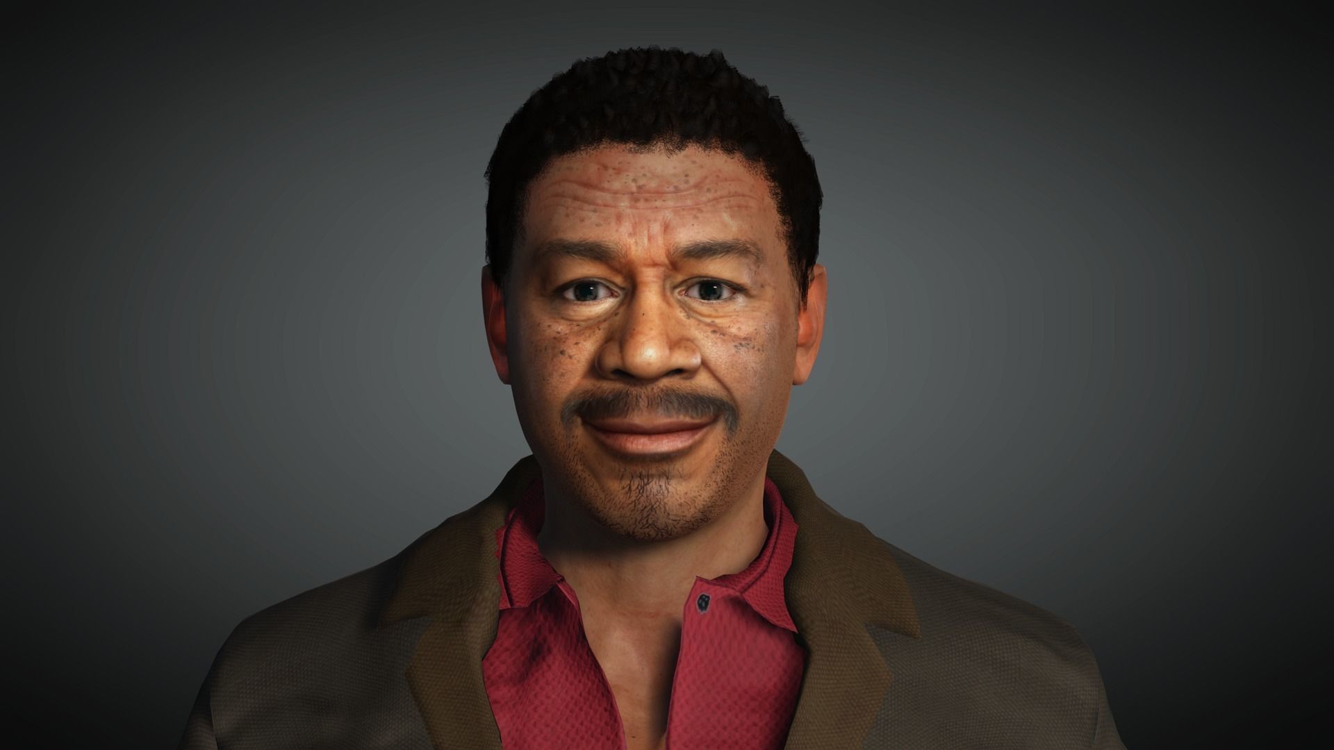 AAA Realistic Male Character 23 Low-poly 3D model_14