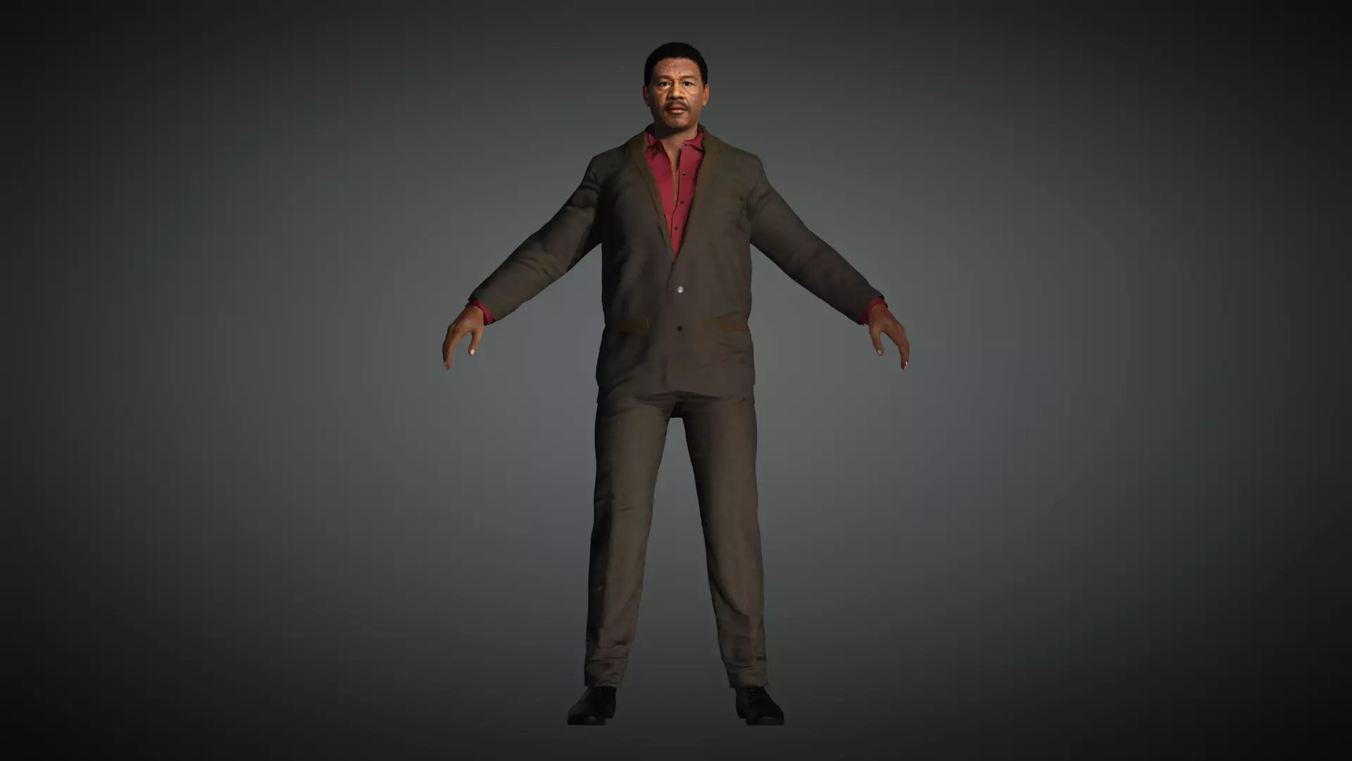 AAA Realistic Male Character 23 Low-poly 3D model_0
