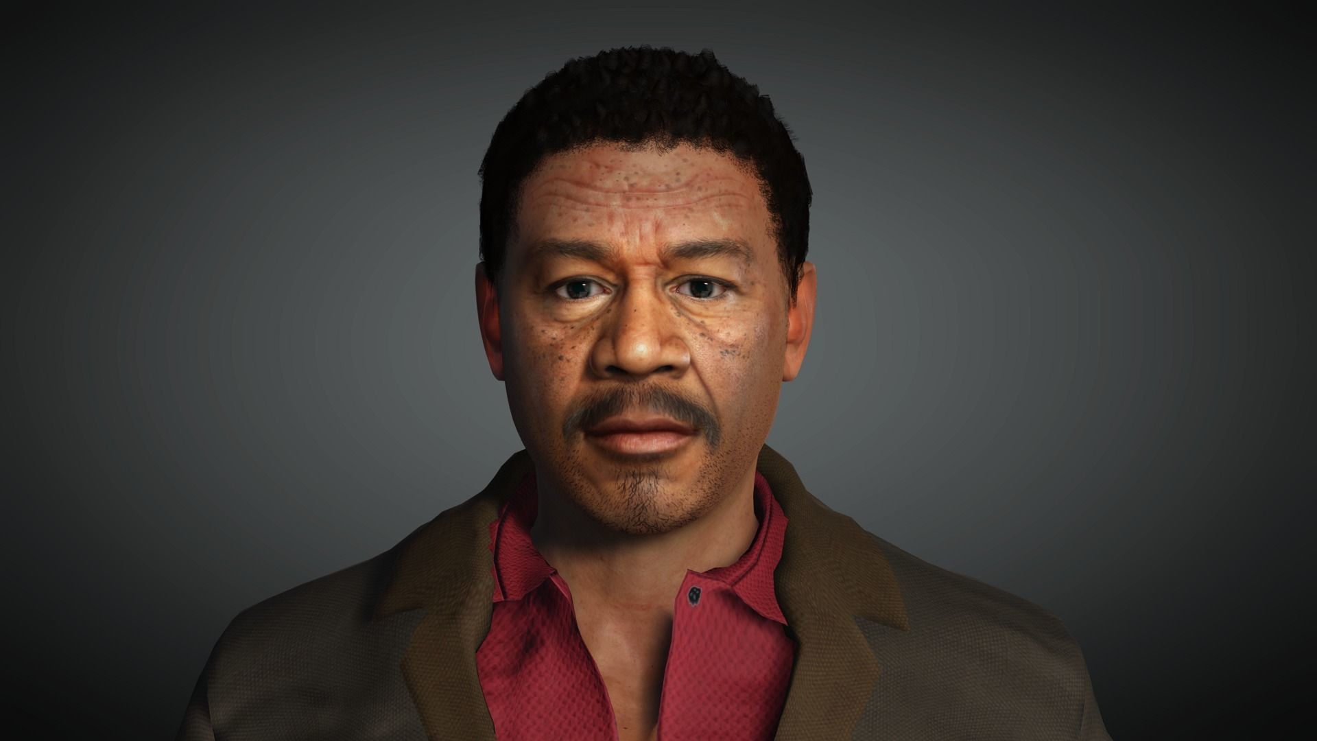 AAA Realistic Male Character 23 Low-poly 3D model_10