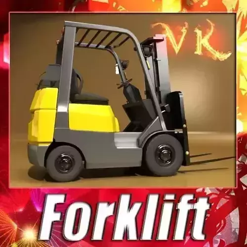 Forklift High Detail 3D model