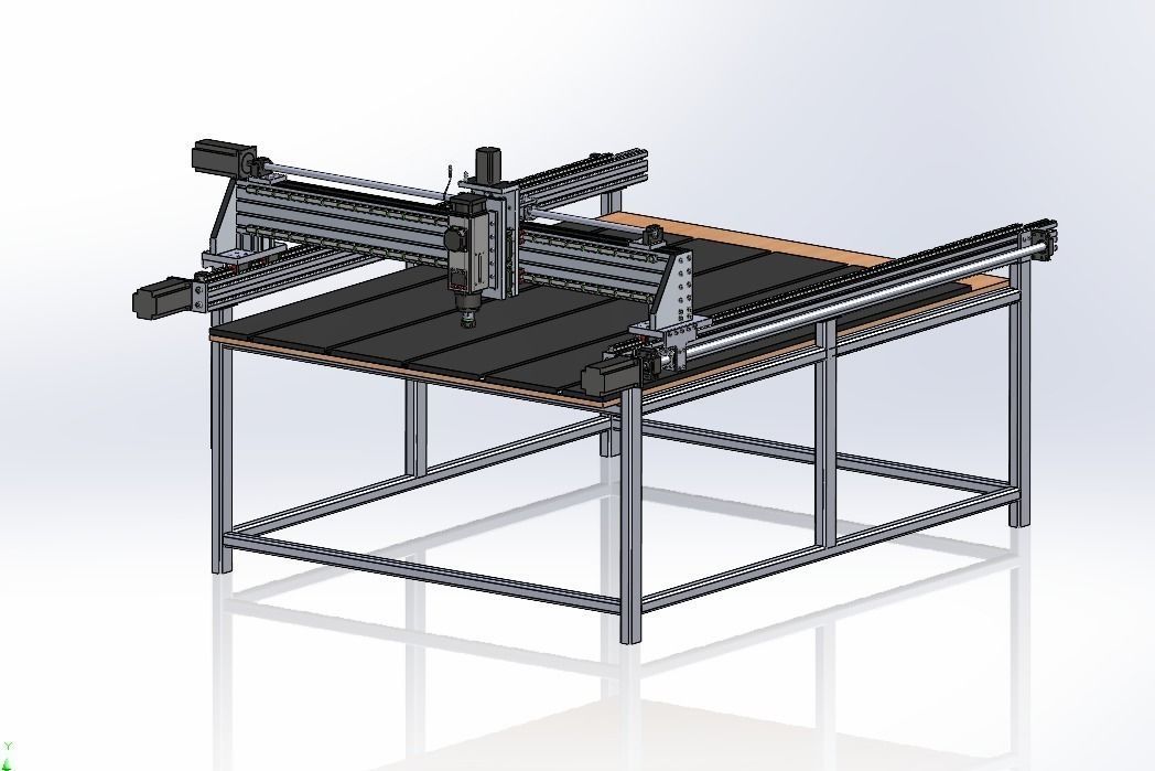 DIY CNC ROUTER - 1600x2150mm 3D model_1