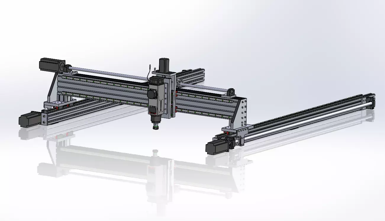 DIY CNC ROUTER - 1600x2150mm 3D model_0