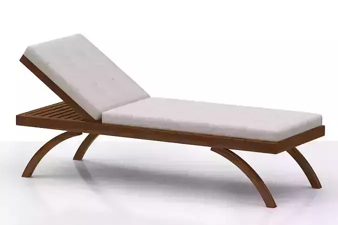 Swimming pool lounge 3D model