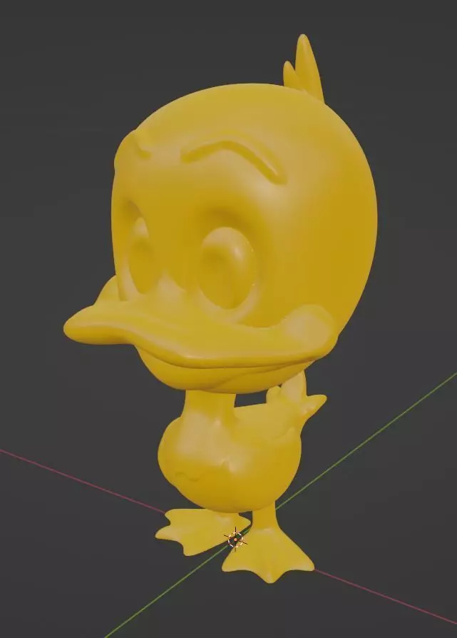 Patinho duck 3D print model_0