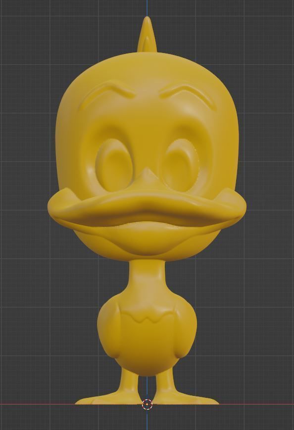 Patinho duck 3D print model_1