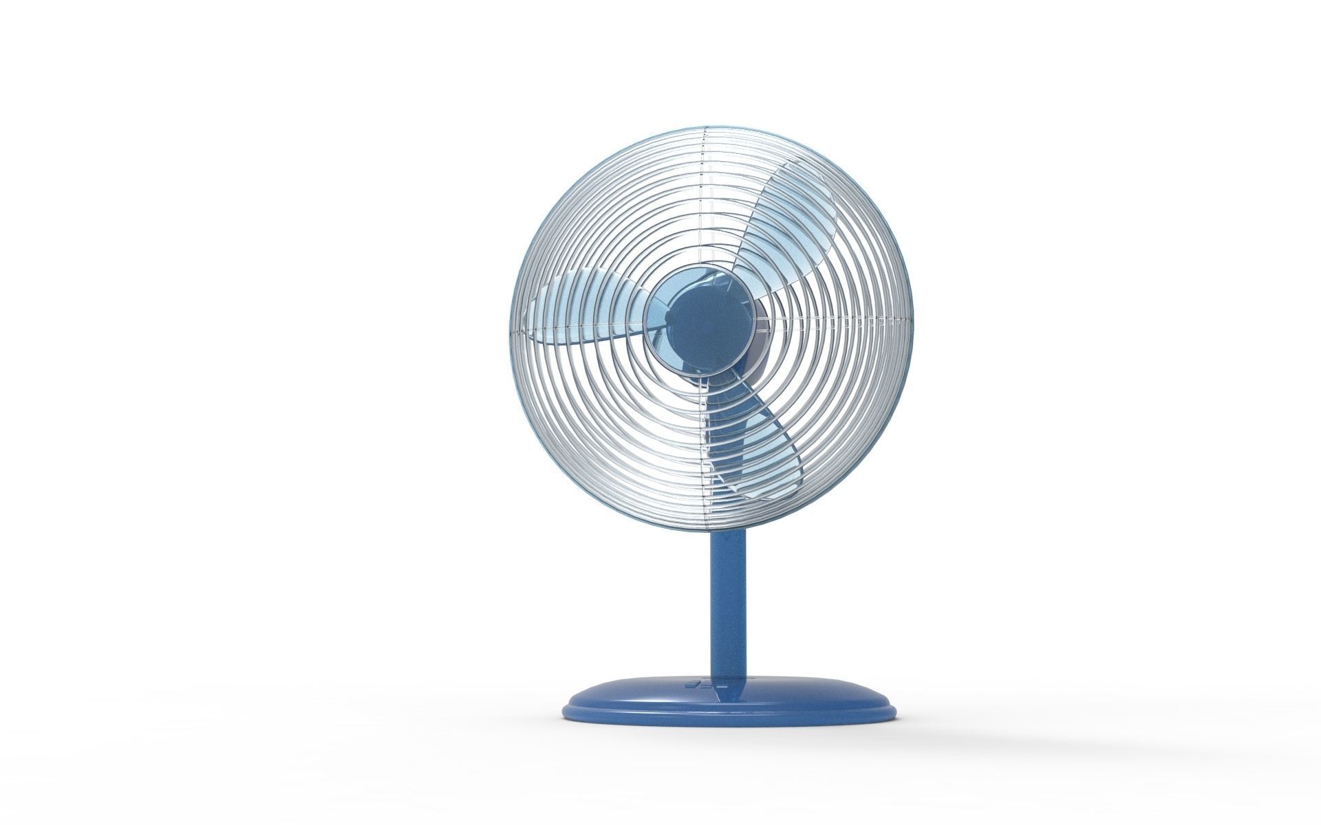 Cooling fan 3D model_2