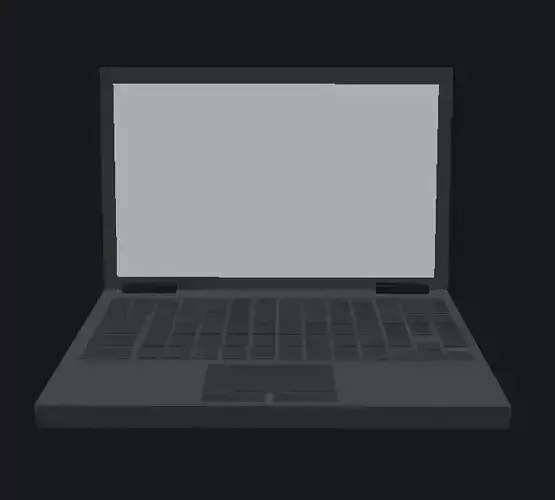 Low Poly Laptop