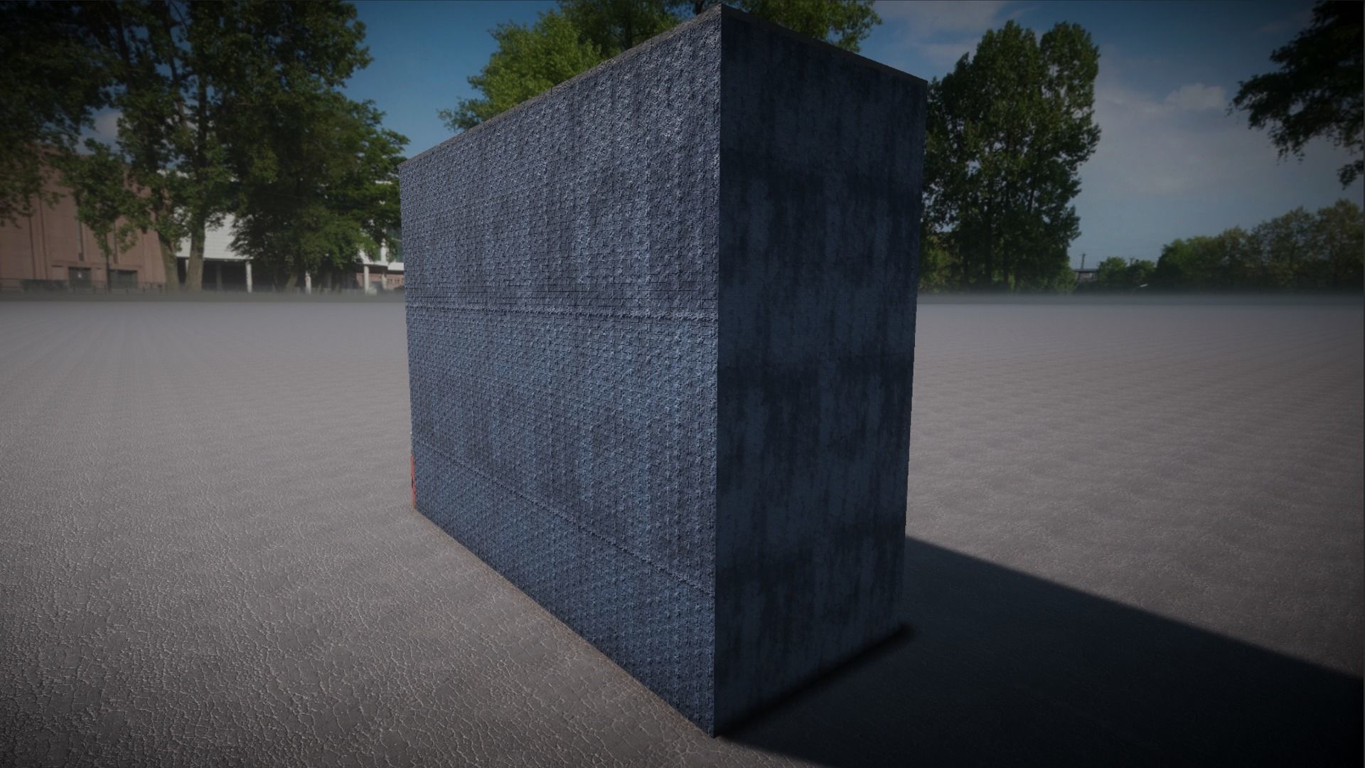 Pack of buildings for the game Low-poly 3D model_18