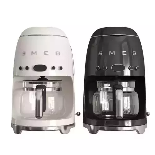 Smeg Coffee Machine 02 3D model