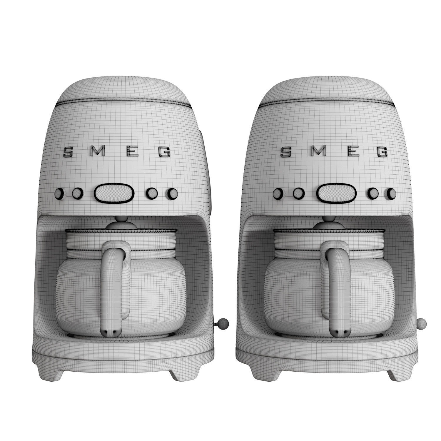 Smeg Coffee Machine 02 3D model_4