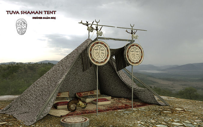 Tuva  Shaman Tent 3d model 3D model