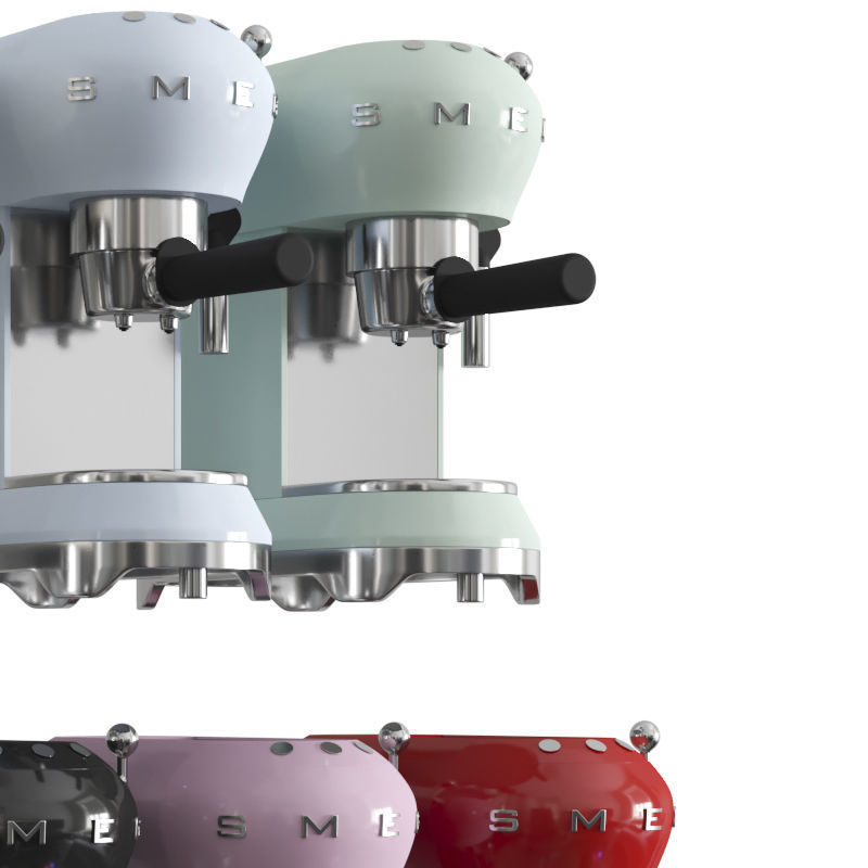 Smeg Coffee Machine 01 3D model_2