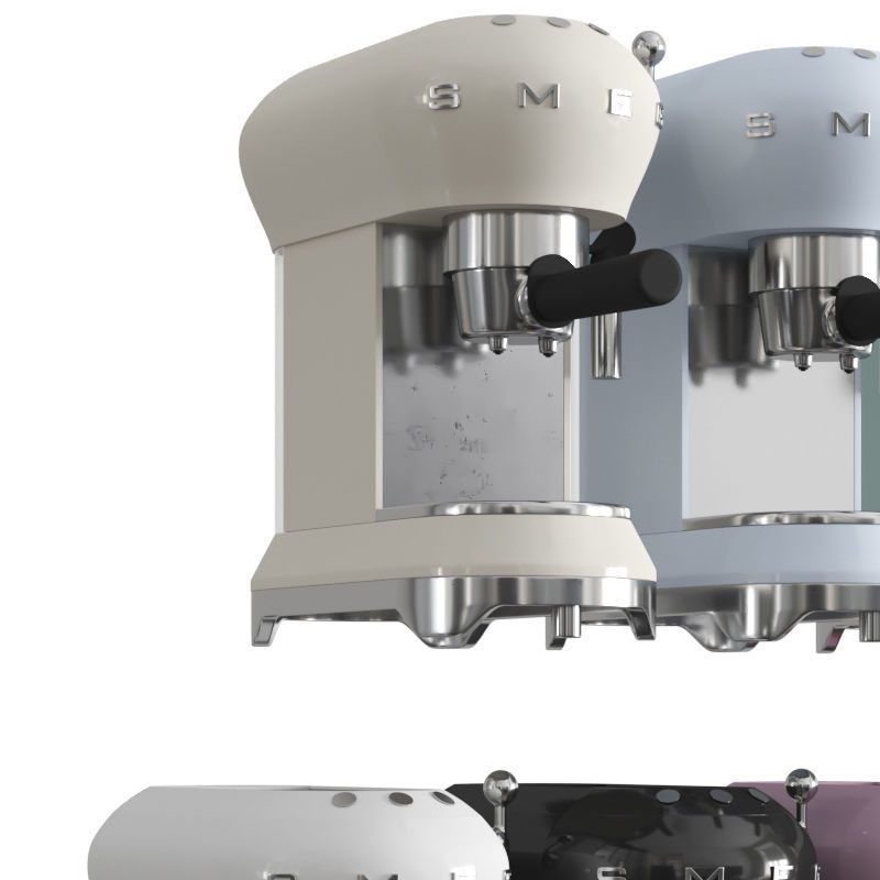 Smeg Coffee Machine 01 3D model_1