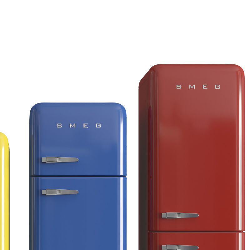Smeg Refrigerators 01 3D model_2