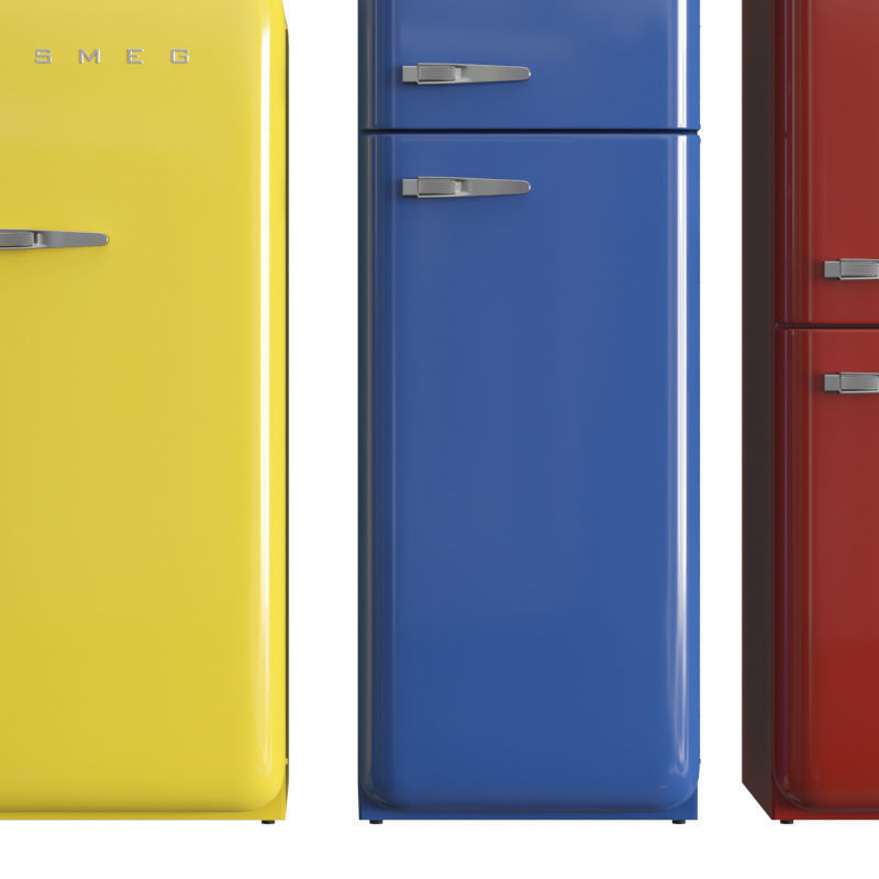 Smeg Refrigerators 01 3D model_3
