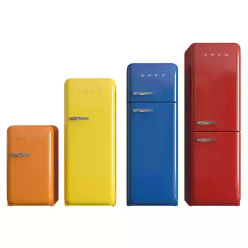 Smeg Refrigerators 01 3D model